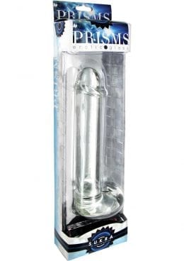 Prisms Sukra Grand Dil Glass Dildo Clear