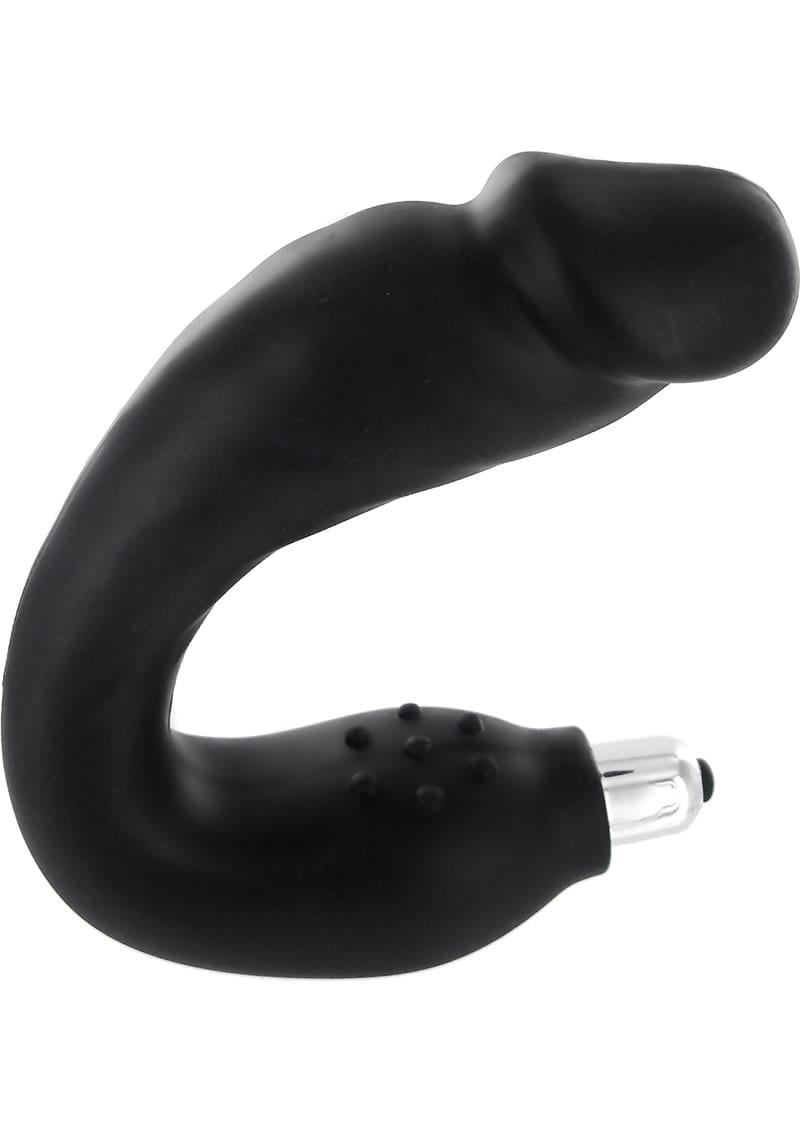 Trinity Vibes Realistic Silicone Pspot Massager Black