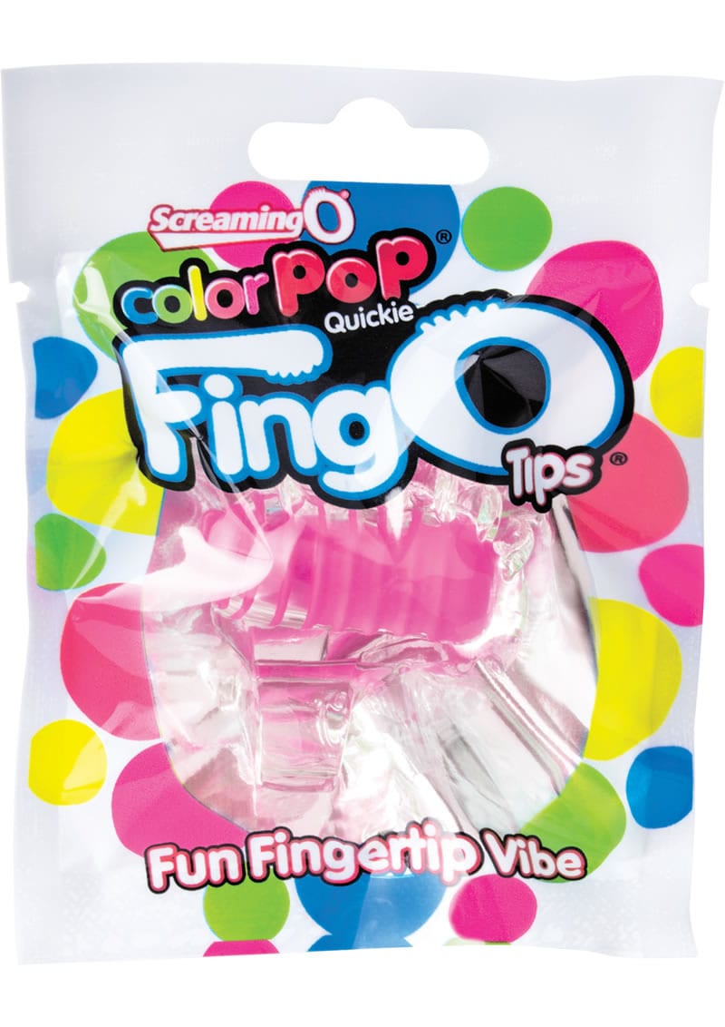 Color Pop Quickie Fing O Tips Fingertip Vibes Pink 12 Each Per Box