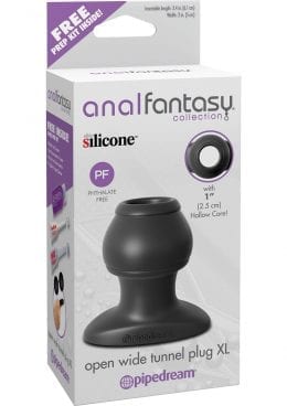 Anal Fantasy Collection Open Wide Silicone Tunnel Plug