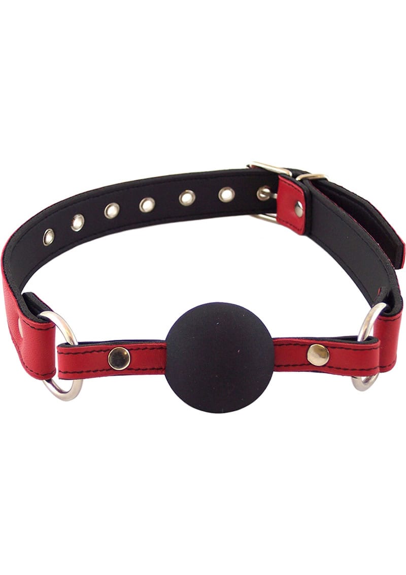 Rouge Ball Gag Red And Black