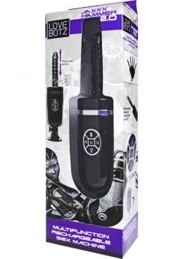 Love Hammer Jaxxx Hammer 2.0 Multifunction Rechargeable Sex Machine ABS Black