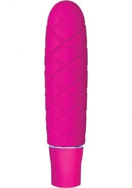 Luxe Cozi Mini Silicone Vibe Waterproof Fuchsia 4.75 Inch