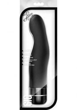 Luxe Gio Silicone Vibrator Waterproof Black 8 Inch