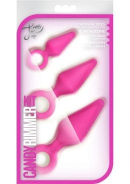 Luxe Candy Rimmer Silicone Anal Kit Fuchsia