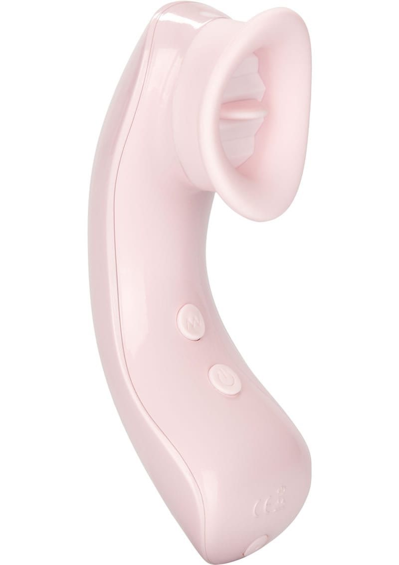 Inspire Flickering Intimate Silicone Arouser Rechargeable Waterproof Pink