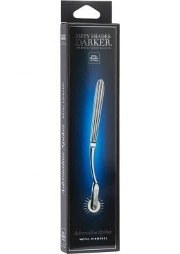 Fifty Shades Darker Adrenaline Spikes Metal Pinwheel - Silver