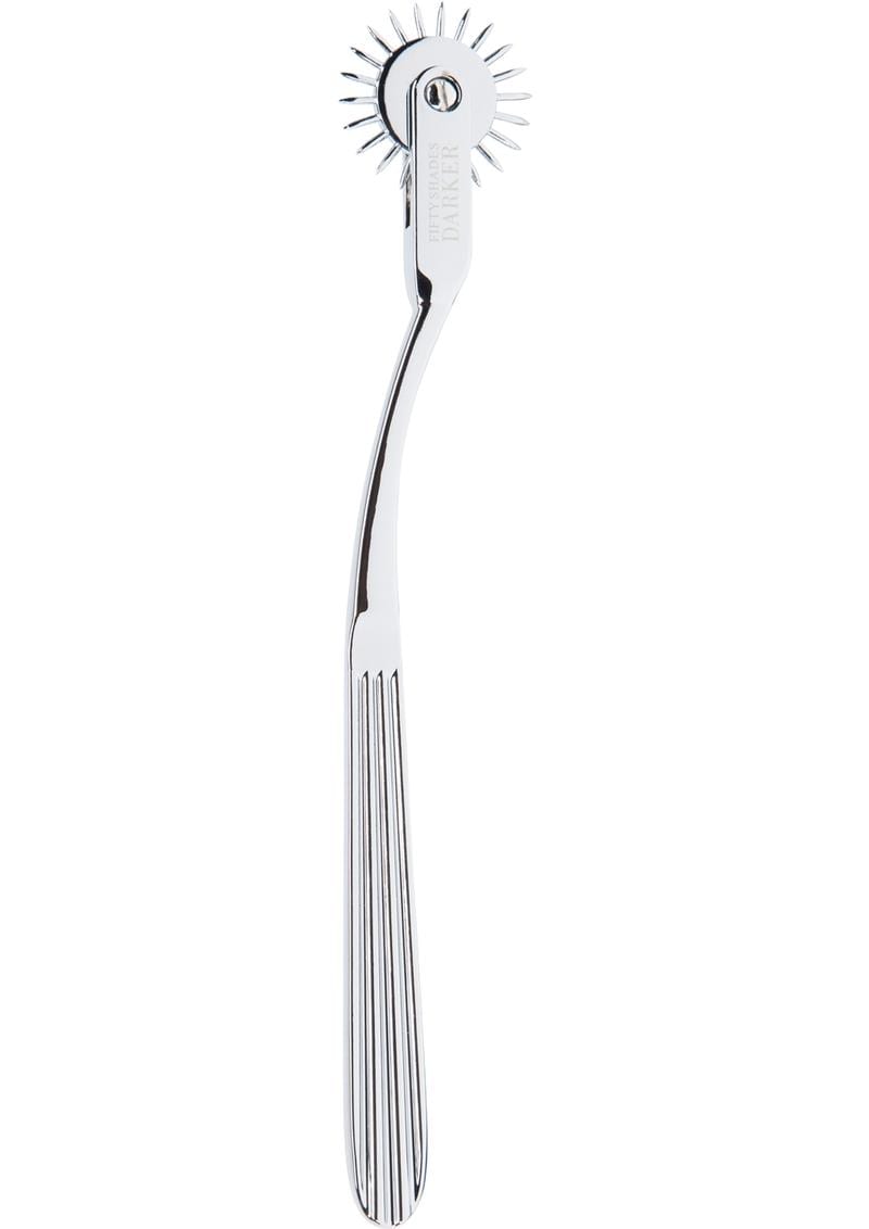 Fifty Shades Darker Adrenaline Spikes Metal Pinwheel - Silver