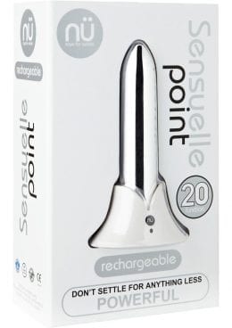 Nu Sensuelle Point 20 Function Rechargeable Vibe Silver