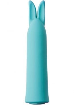 Nu Sensuelle Bunnii 20 Function Silicone USB Rechargeable Vibe Waterproof Teal Blue