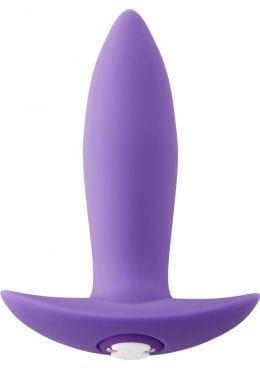 Nu Sensuelle Mini Plug 15 Function Rechargeable Silicone Waterproof Purple 5 Inch