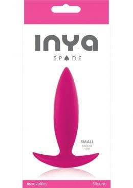 Inya Spade Silicone Anal Plug Small Pink