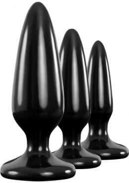 Renegade Trainer Kit Anal Plugs Black 3 Piece