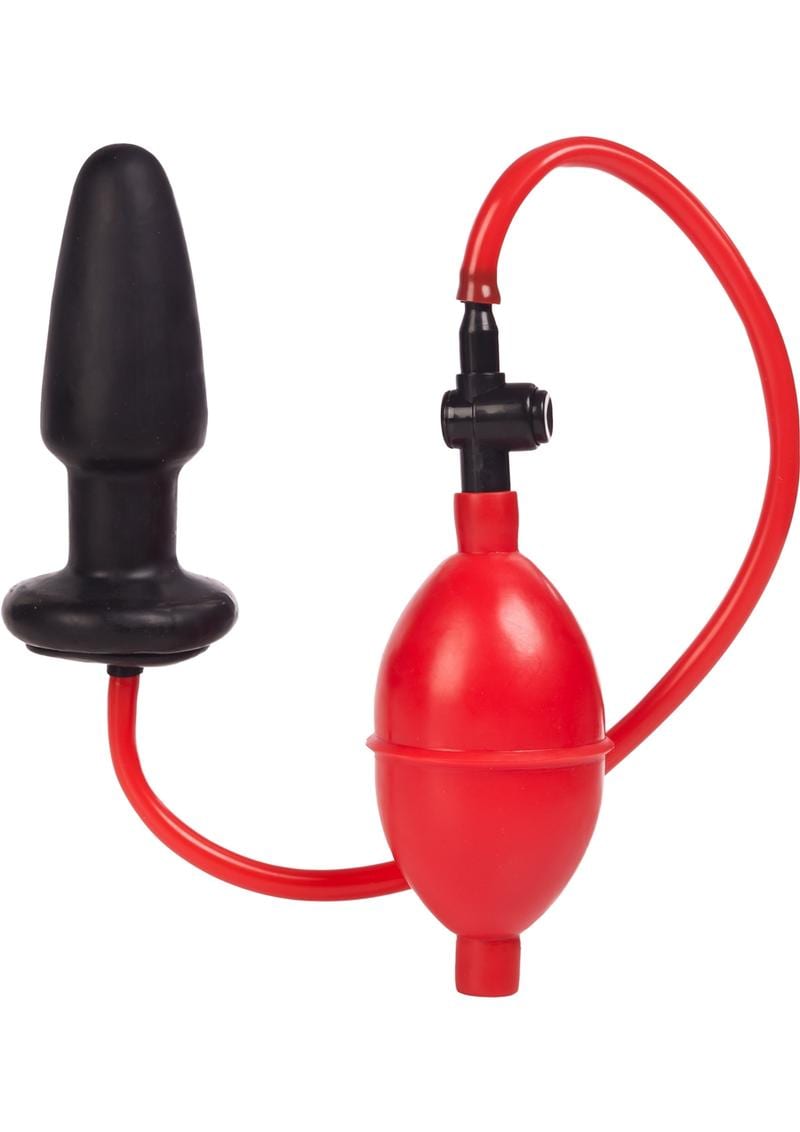 Expandable Butt Plug Black And Red