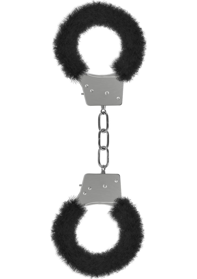 Ouch! Beginner`s Furry Handcuffs Black