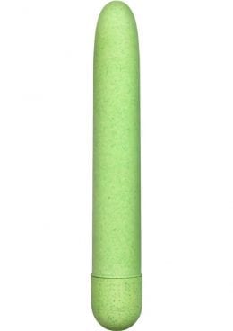 Gaia Eco Biodegradable Vibrator Waterproof Green 7 Inch