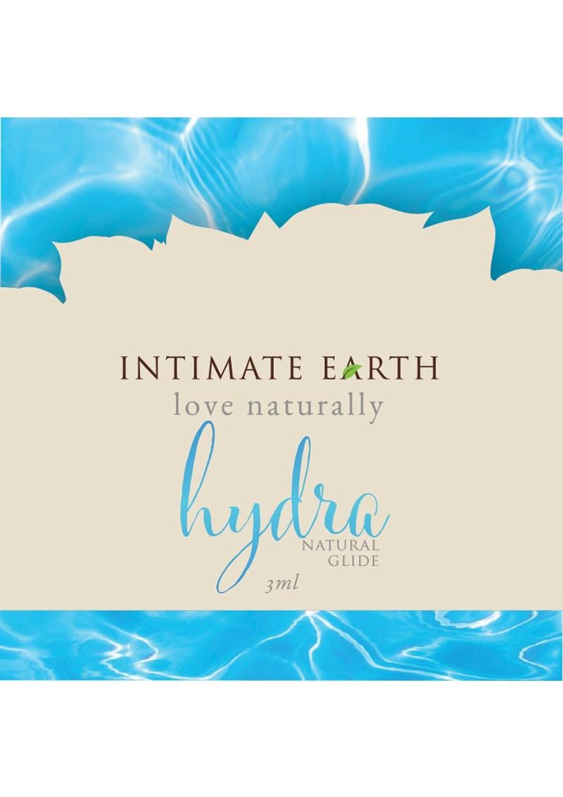 Intimate Earth Hydra Natural Glide Water Based Natural Plant Cellulose Lube 3 Milliliter Foil Pack