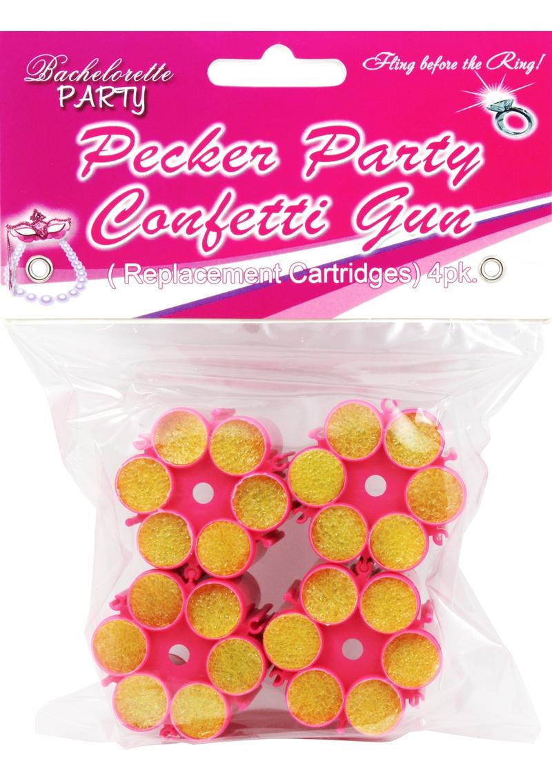 Bachelorette Party Pecker Party Confietti Gun Refills 4 Each Per Pack