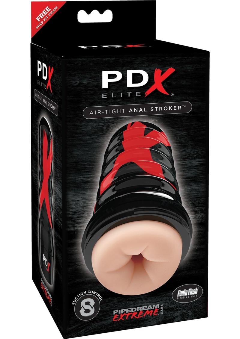 PDX Elite Air Tight Anal Stroker Masturbator Flesh