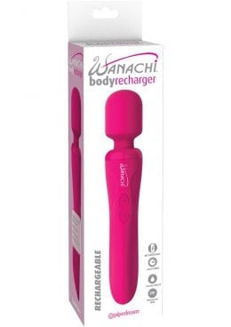 Wanachi Body Recharger Silicone Massager Showerproof Pink