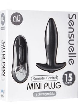 Nu Sensuelle Remote Control Mini Plug Waterproof Black