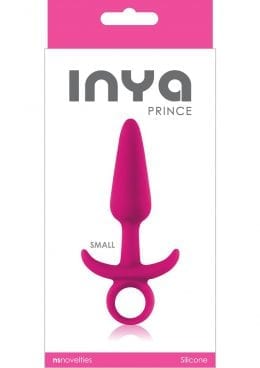 Inya Prince Silicone Butt Plug Small Pink 4.5 Inch