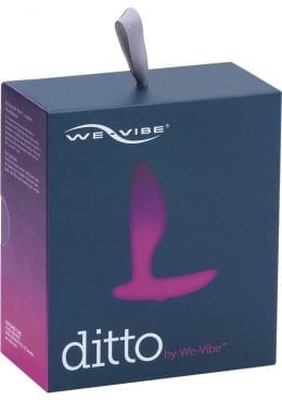 We Vibe Ditto Wireless Remote Control Silicone Anal Plug USB Rechargeable Waterproof Purple