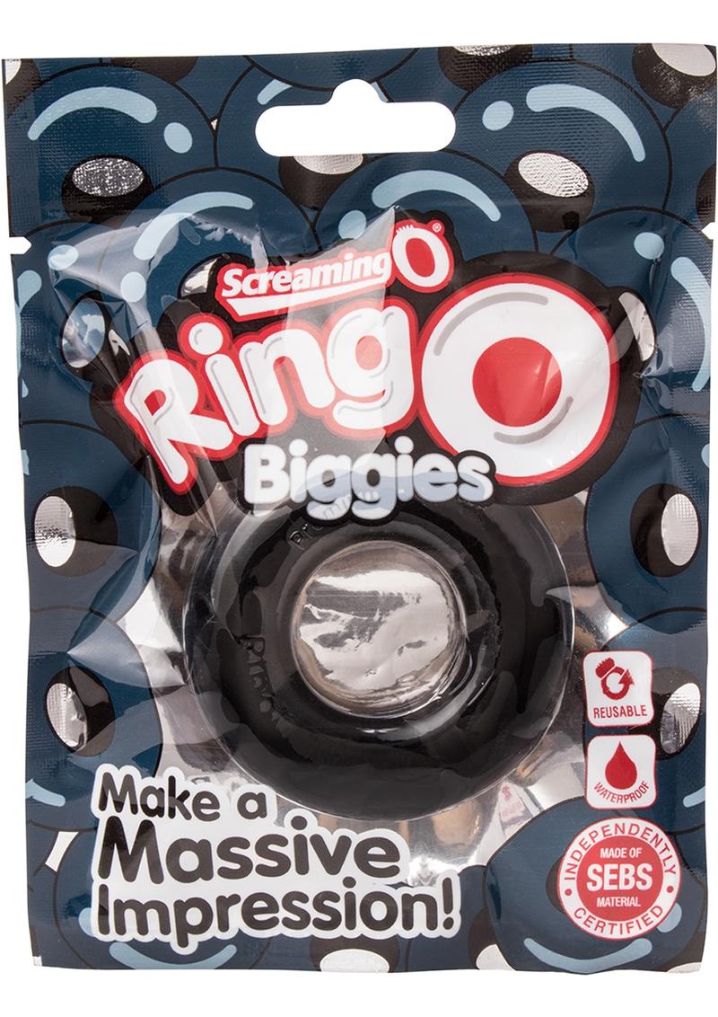 Ringo Biggies Cock Ring Waterproof Black