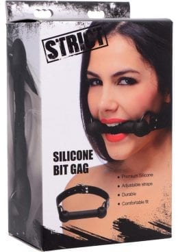 Strict Silicone Bit Gag Black