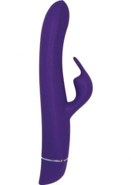 Ovo K6 Flickering Silicone Rabbit Vibrator Waterproof Purple