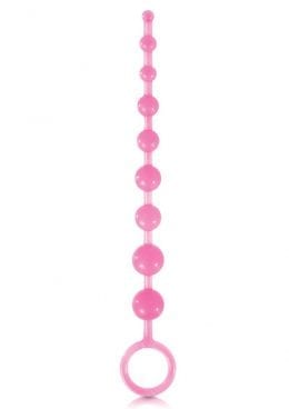 Firefly Pleasure Beads Glow In The Dark Anal Beads Pink