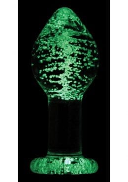 Firefly Glass Glow In The Dark Plug Large Clear 4 Inch