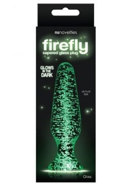 Firefly Glass Glow In The Dark Tapered Plug 4.5 Inch