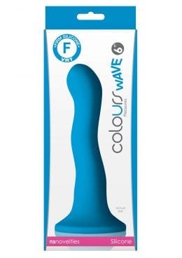Colours Wave 6 Inch Dildo Blue