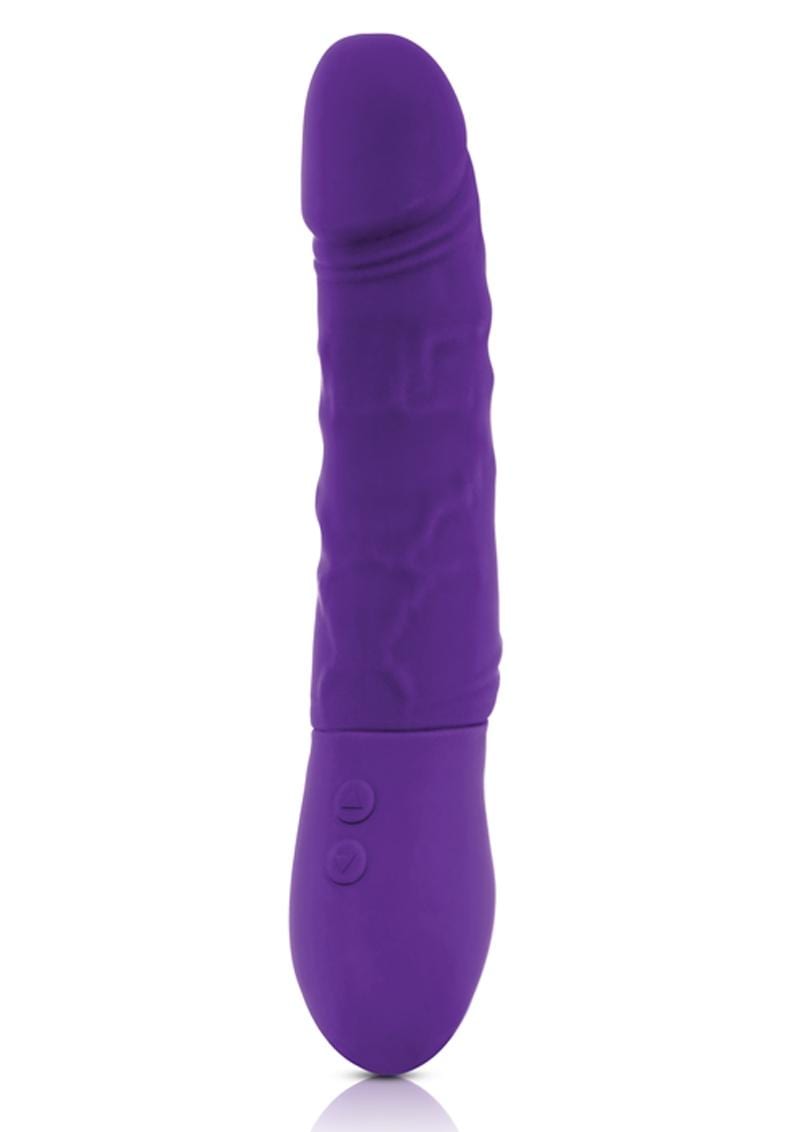 Inya Twister Silicone Vibrator Showerproof Purple 9 Inch