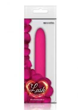 Lush Tulip USB Rechargeable Vibrator Water Resistant Pink 5.5 Inch