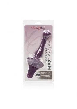 Vibrating Me2 Probe Silicone G-Vibe Waterproof Purple 6.5 Inch