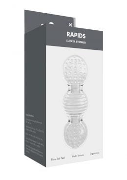 Linx Rapids Sucker Stroker Waterproof Clear