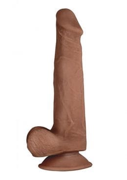 Realcocks Dual Layered 03 Bendable Dildo Waterproof Brown 7.5 Inch