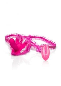 Venus Butterfly Silicone Remote Venus Penis USB Rechargeable Waterproof Pink