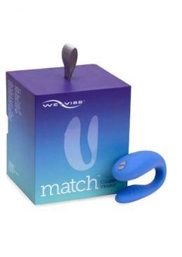 We Vibe Match Silicone Couples Wireless Remote Controll USB Rechargeable Vibrator Waterproof Periwinkle