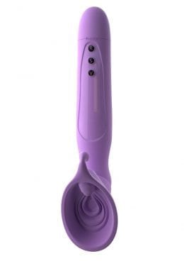 Fantasy For Her Silicone Vibrating Roto Suck Her Stimulator Purple