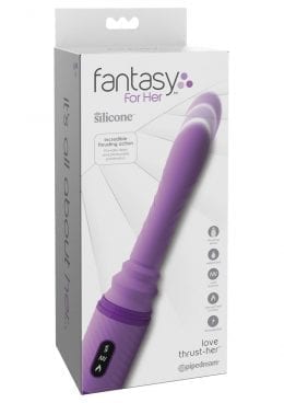 Fantasy For Her Silicone Love Thrust Her Dildo Purple 12 Inch