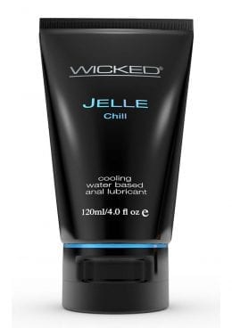 Wicked Jelle Chill Waterbased Anal Gel 4 Ounce