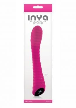 Inya Ripple Vibe Silicone Vibe Pink 8.5 Inch