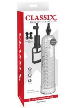 Pipedream Classix Penis Stimulation Pump Clear XL