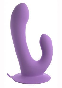 Fantasy For Her Duopleasure Wallbang Her Silicone Rechargeable Waterproof Purple