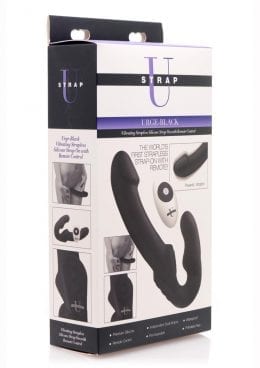 Strap U Strapless W/remote Black