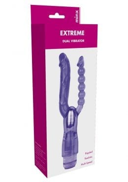 Minx Extreme Dual Vibrator Purple 4.75 Inches