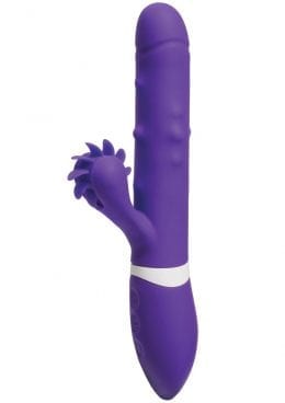 Ivibe Select Iroll Silicone Vibrator Waterproof Purple 9.5 Inch